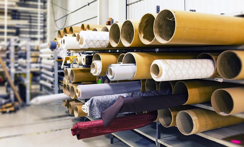 Rolls of Fabric from Cotton